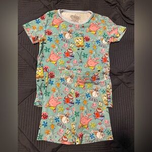VGUC Unbranded SpongeBob SquarePants Bamboo Pajama Set